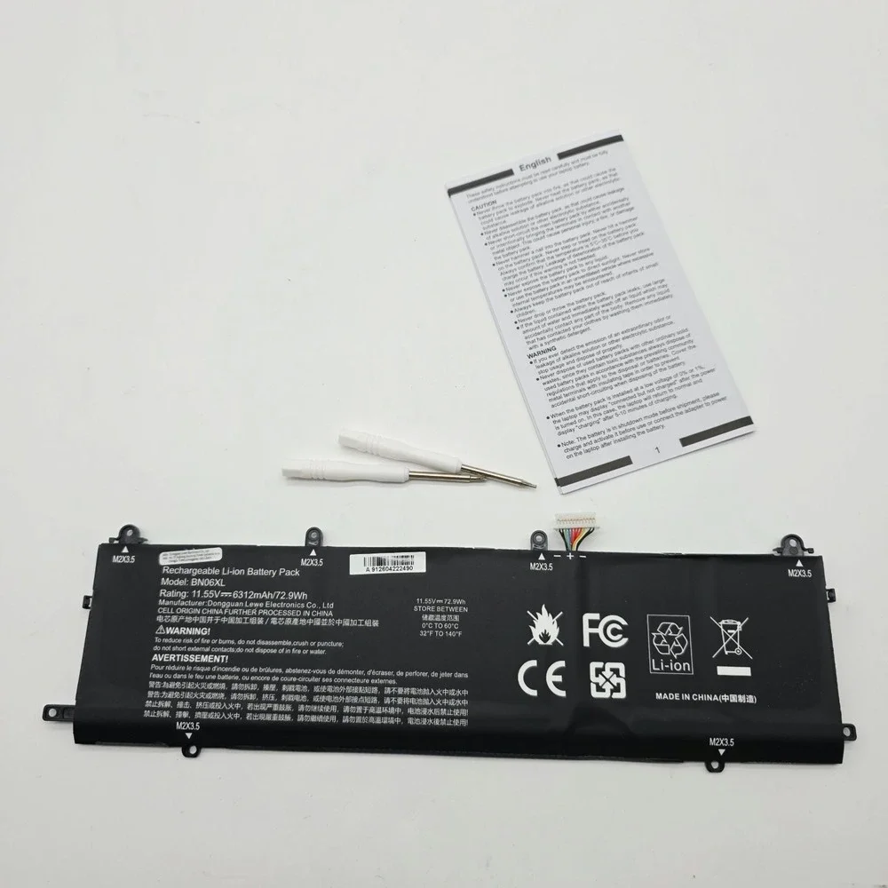 BN06XL Battery for HP Spectre X360 15-eb 15-EB0053DX 15-EB0043DX 11.55V 6312mAh